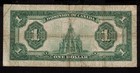 1923 Canada  1 Dollar Note Campbell Clark E1648907 Black Seal-4  Vg