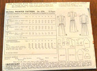 Vtg 1940 s Mccall 4336 Sewing Pattern Women Dress Wwii Era Sz 14 32  Bust Good