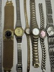 Mixed Brands Watches All Metal Silver   Gold Tone Lot Of 25 For Parts Repair A2