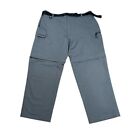Cabela s Guidewear Convertible Cargo Pants Outdoor Hiking Fishing Gray Xl