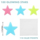 100 Pcs Ceiling Stars Glow In The Dark Colorful 3d Luminous Glow In The Dark    