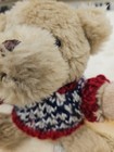 Teddy Bear Plush Stuffed Toy Red White Blue Sweater Tan Hugfun International 6   
