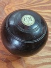 Antique Jaques   Son London Lawn Bowling Ball Bocce Ball Numbered   Personalized