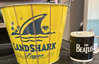 Landshark Lager Beer Metal Bucket  Jimmy Buffett Margaritaville New W Opener