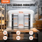 Vevor Universal Forklift Seat Forklift Seat With Micro Switch   Drainage Holes