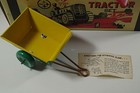 Marx 1950 s Climbing Tractor Set Sparkling Tin Mib Windup Toy Red With Box  17