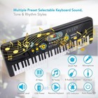 Smart Piano Keyboard For Kids 61 Key Electric Digital Music Keyboard microphone