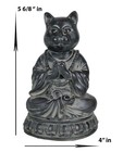 Buddha Cat Statue Meditating Zen Cat Figurine Cat Memorial Or Spiritual Decor