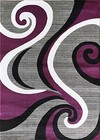 Modern Area Rug Swirls Carpet Bedroom Living Room Contemporary Dining Accent