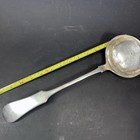 Huge Antique Russian 84 Silver Ladle 1886  260g Not Scrap