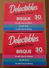 2 Boxes Hartz Delectables Lickable Cat Treats - Bisque Variety Pack   30 Count
