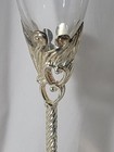 Towle Silversmiths Wedding celebration Toast Love Heart Champlain Flutes Set
