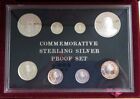 1983 Bahrain Proof Set- 8 Coins 1983 Sterling Silver Proof Set In Box