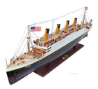 Rms Titanic Ocean Liner Wooden Model 40  White Star Line Cruise Ship Boat New