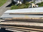 Gray Vinyl Siding 8 To 12 Ft Length  0 125 In Thick With Only Two Painted White