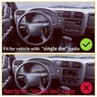 Fit For Chevy S10 Blazer Gmc Jimmy 1998-2004 Cluster Radio Dash Trim Bezel Cover