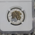 Canada 2014  3 Maple Leaf Gilt Reverse Proof Silver Commemorative Ngc Pf 70