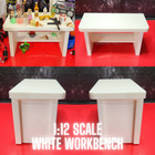 1 White Workbench Table For 6  1 12 Scale Gi Joe Classified Marvel Legends