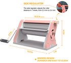 11   28cm  Dough Laminator - Manual Pasta Maker  Perfect For Home   Professional