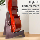 Wooden Cello Stand With Bow Holder For 1 8 - 4 4 Cellos   Detachable   Portable