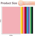 40 Sheets Colored Cardstock  20 Assorted Colors 180gsm 65lb Card Stock Paper 8 5