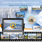 Wireless Rv 4x 1080p Rear Side View Camera   7  Monitor Dvr Kit Truck Trailer