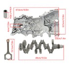 For Hyundai Elantra Gt 2 0l Engine Rebuild Kit - Crankshaft Con Rods Timing Kit