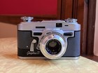 Graflex Graphic 35 Rangefinder 35mm Film Camera With 2 8 50mm Lens   Case   Tag
