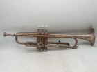 Rare 1935 W m frank Intrascala Trumpet W  Mouthpiece   Case - Needs Tlc