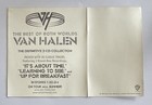 Van Halen - Best Of Both Worlds - Original Promo Sticker Postcard - 2004