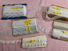 Large Lot Of Over 76 Yards Vintage Lace Trim From The Early 70 s B23