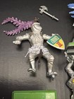 Britain   s Deetail  Ltd Metal Knight Figures Lot Of 7 Figures 1970   s Vtg Dioramas