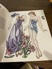 Vintage 1990 Paper Dolls In The Style Of Mucha By Charles Ventura Uncut