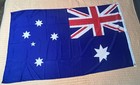 Australian Flag - Blue Background With Union Jack   Stars Design