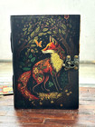 Large Fox Vintage Handmade Leather Journal  Grimoire Fat Journal Blank
