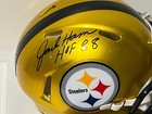 Jack Ham Hof Signed Autographed Auto Pittsburgh Steelers Flash Mini Helmet Jsa