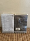 Ralph Lauren 2 Standard Shams Blue And White Oxford Stripe Brand New
