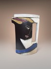 Mara Mexico Design Teapot Abstract Face Art Pottery Lid Stoneware 10 75  Vintage