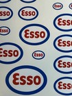 O Scale Esso Gas Oil Signs 2mil Vinyl Die-cut Peel N Stick Stickers Decal