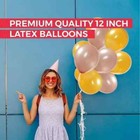 60-pack Gold   Rose Gold Balloons  Gold   Rose Gold Latex Balloons For W