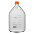Glass Reagent Media Storage Bottle Gl45 Screw Cap Borosilicate Glass 5000 10000