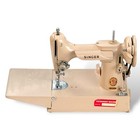 Rare 1961 Singer Tan Featherweight 221j Sewing Machine Case Papers 221 J Works