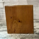 Vintage Wooden Breadbox Hinged Wood Bread Bin Farmhouse Pantry Bakery Box 15x8