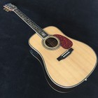 Nature D45 Acoustic Electric Guitar Solid Sprue Top Gold Hardware Abalone Inlay