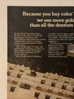 1972 Zenith Gold Video Guard Tuner Print Ad Heart Of Color Tv System Vtg 1970s