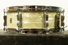 1960s Ludwig 5x14 White Marine Pearl Jazz Festival Snare Drum