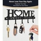 10-hook  Wall Mount Key Holder - Heavy-duty Metal Organizer For Home Office