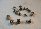 Chicago Screws 1 4  Or 3 8  Nickel Plated Brass For Leather Belts_bridles_crafts