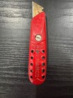 Rare Vintage  Defiance 1299 Cast Iron Fixed Utility Knife Stanley 3 Blades Inc