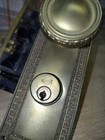 Antique Corbin Unrestored Entry Mortise Lock Brass Door Plates Knobs Vintage
